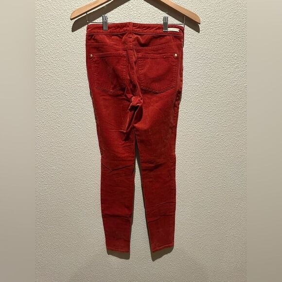 Pilcro and the Letter Press Burnt Orange High Rise Skinny Size 26 - Picture 5 of 11